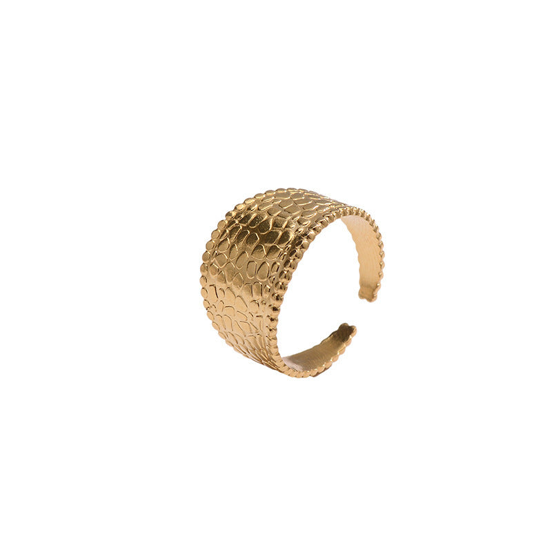 Student Index Finger Ring Titanium Steel Adjustable Opening Trendy Fashion Accessory For Everyday Style Extras