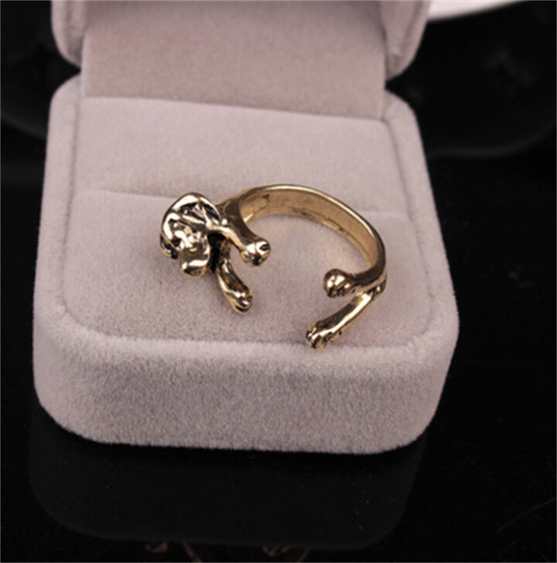 Womens Animal Rings Fashion Alloy Electroplate Adjustable Rings Trendy Finger Rings For Women And Girls Lovely