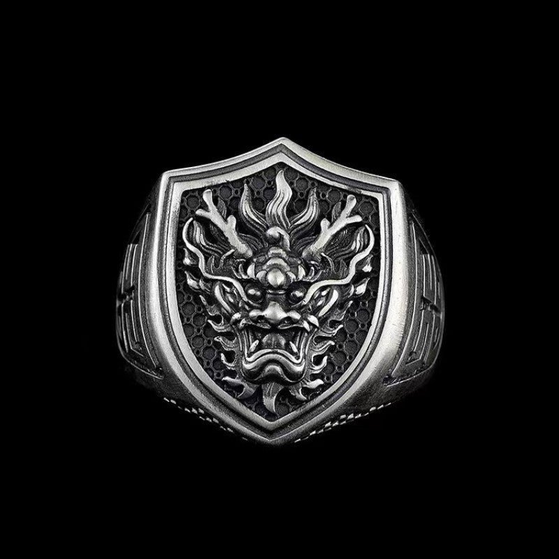 Men's Adjustable Faucet Design Ring Electroplated Silver Fashion Jewelry Bold Distinctive Statement Piece Here