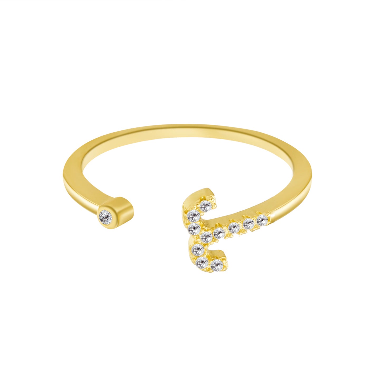 Gold Zodiac Sign Ring Electroplated Alloy Constellation Jewelry For Women And Girls Perfect Everyday Wear Shine
