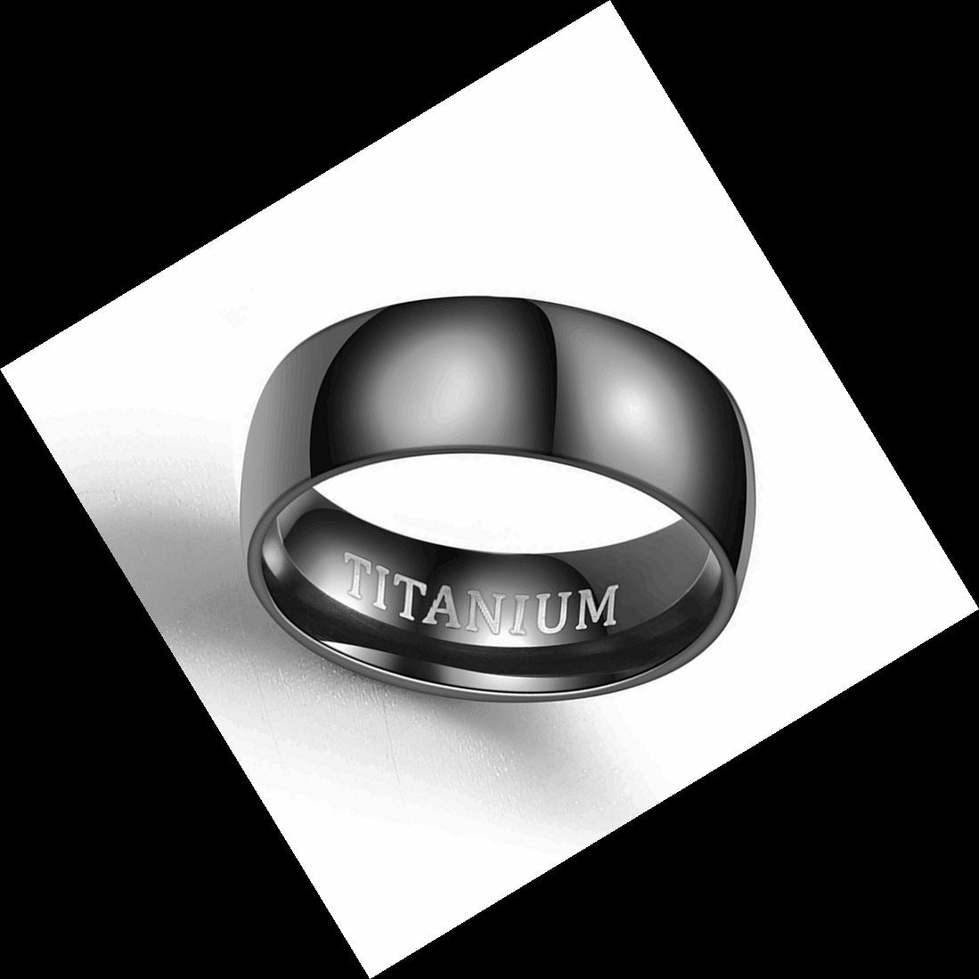 Unisex Stainless Steel U Shape Ring For Everyday Wear