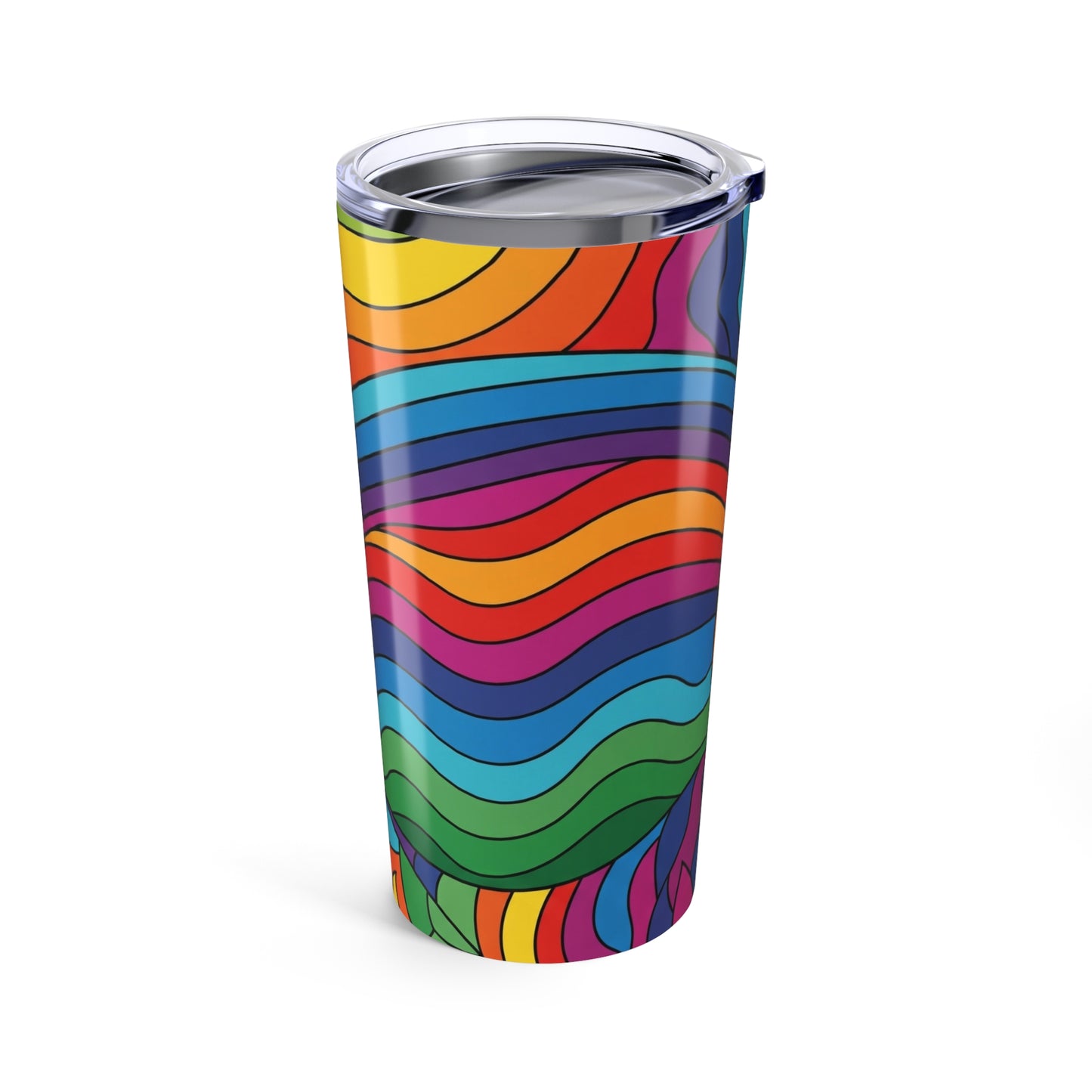 20oz Stainless Steel Tumbler With Double Wall Vacuum Insulation Leak Proof BPA Free Thermal Printed Travel Mug