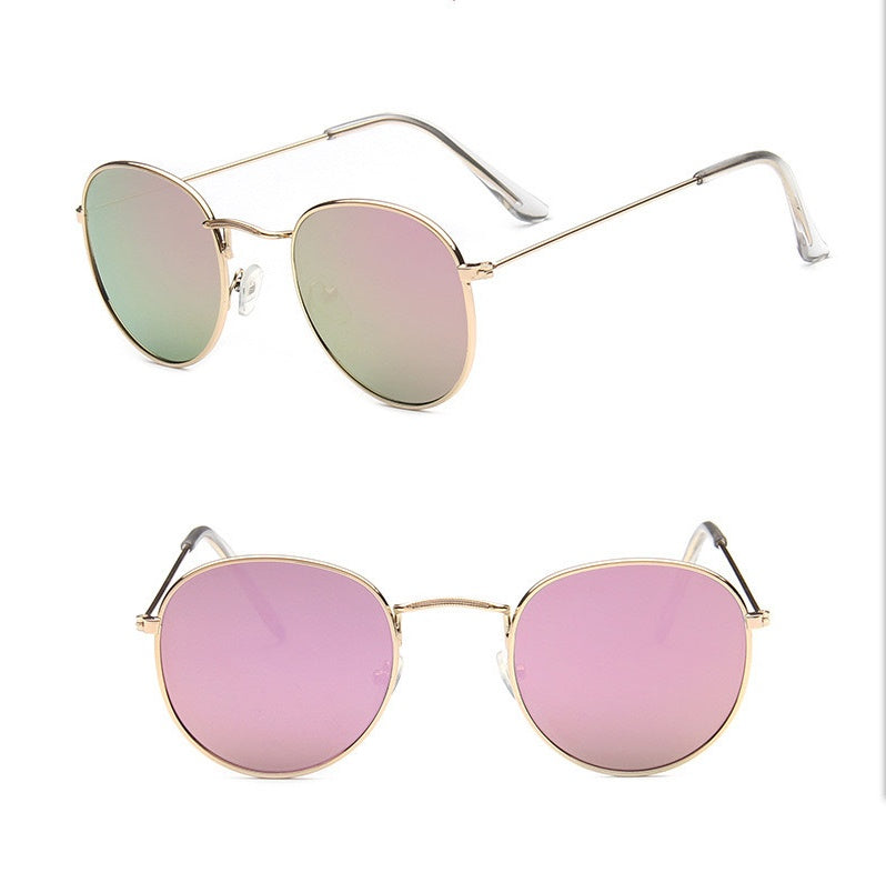 Metal Frame Sunglasses UV400 Protection Classic Retro Style