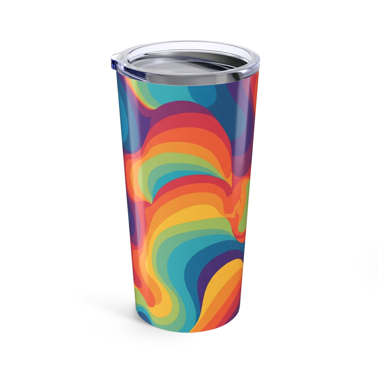 20oz Stainless Steel Tumbler Double Wall Vacuum Insulated Leak Proof Thermal Travel Coffee Mug Printed Artwork