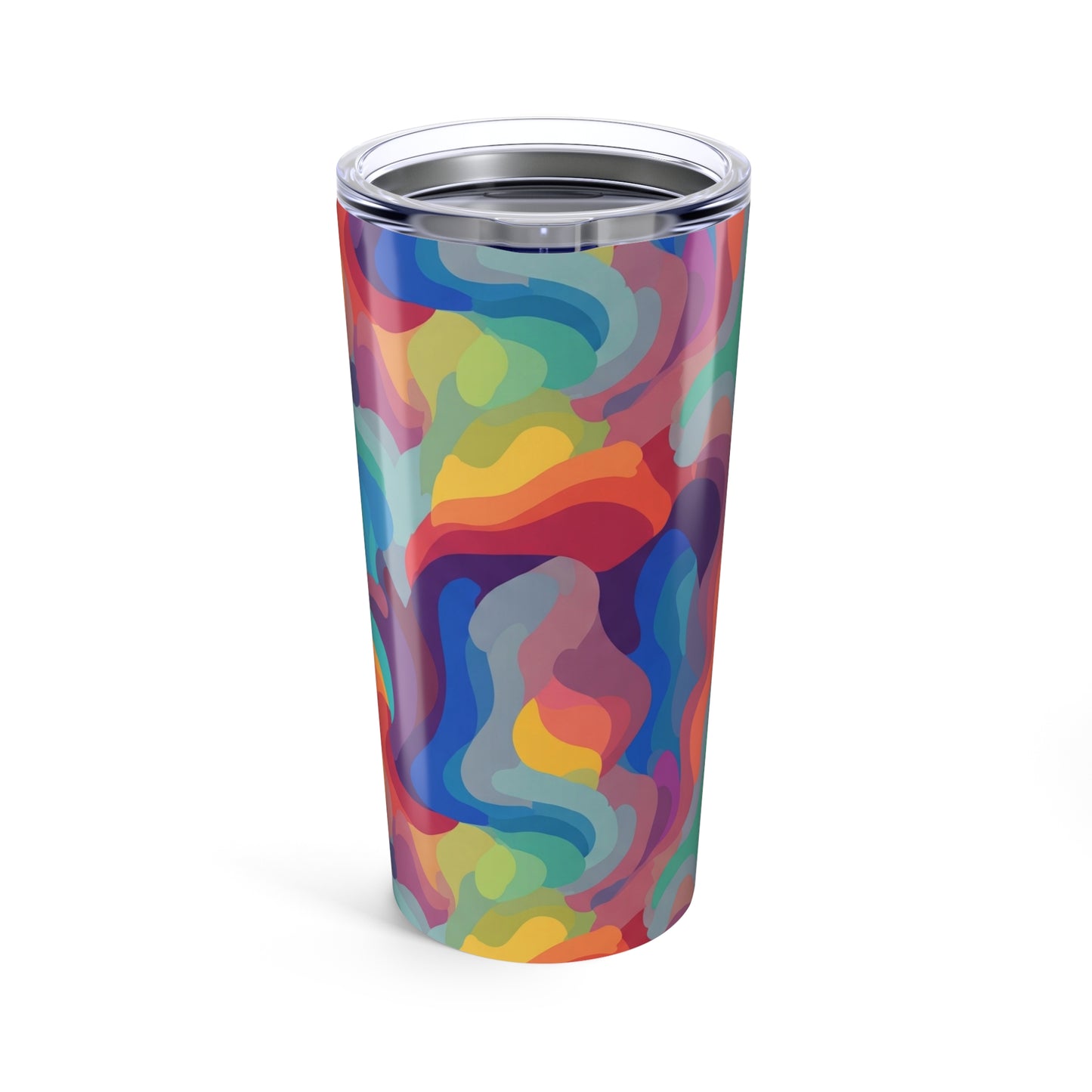 20oz Stainless Steel Tumbler With Printed Design Double Wall Vacuum Insulated Leak Proof Thermal Coffee Travel Mug