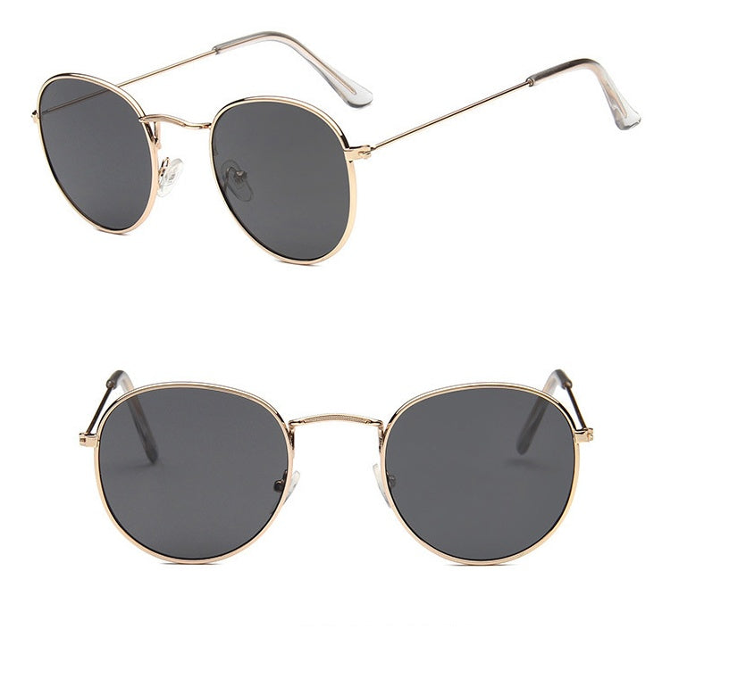 Metal Frame Sunglasses UV400 Protection Classic Retro Style