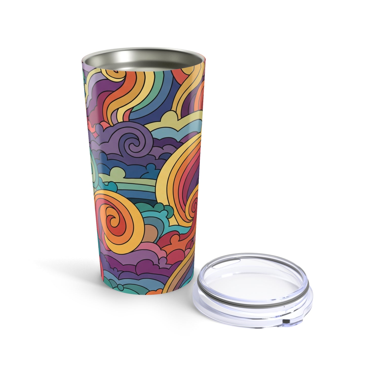 20 Oz Stainless Steel Tumbler With Double Wall Vacuum Insulation And Lid For Hot Or Cold Drinks Dishwasher Safe