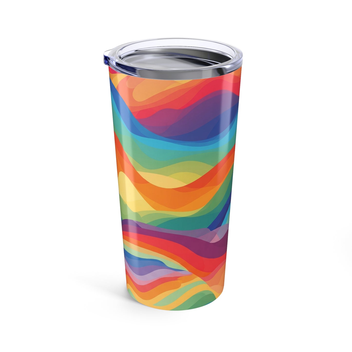 20oz Stainless Steel Printed Tumbler With Double Wall Vacuum Insulation Spill Resistant Travel Mug Durable