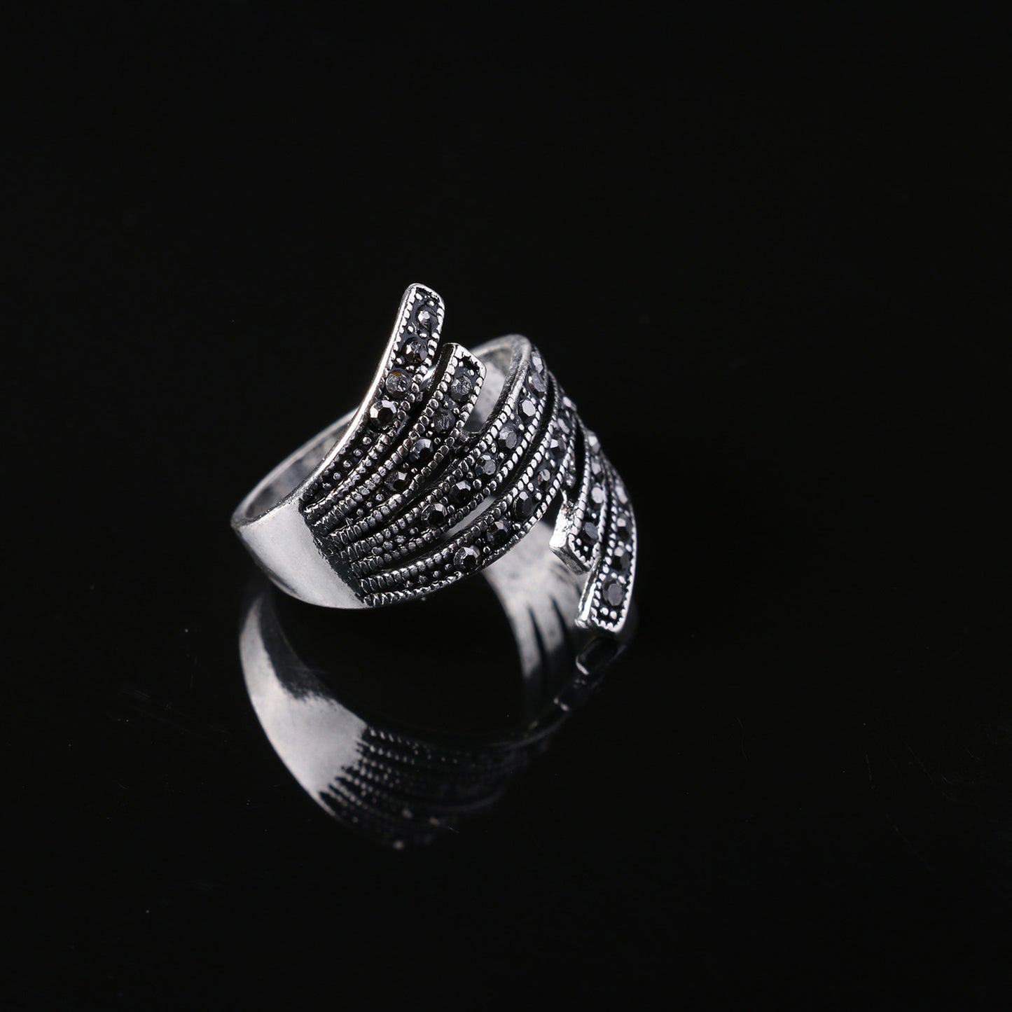 Ethnic Alloy An With Artificial Gemstones Electroplated Finish Gift Pack Individually Wrapped Presentation Ring