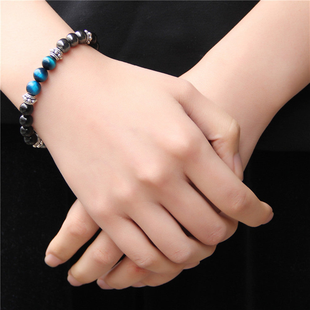 Crystal Zodiac Bracelet For Men And Women Animal Tiger Jewelry Royal Blue Yellow Golden Sun Tiger Fashion Blue