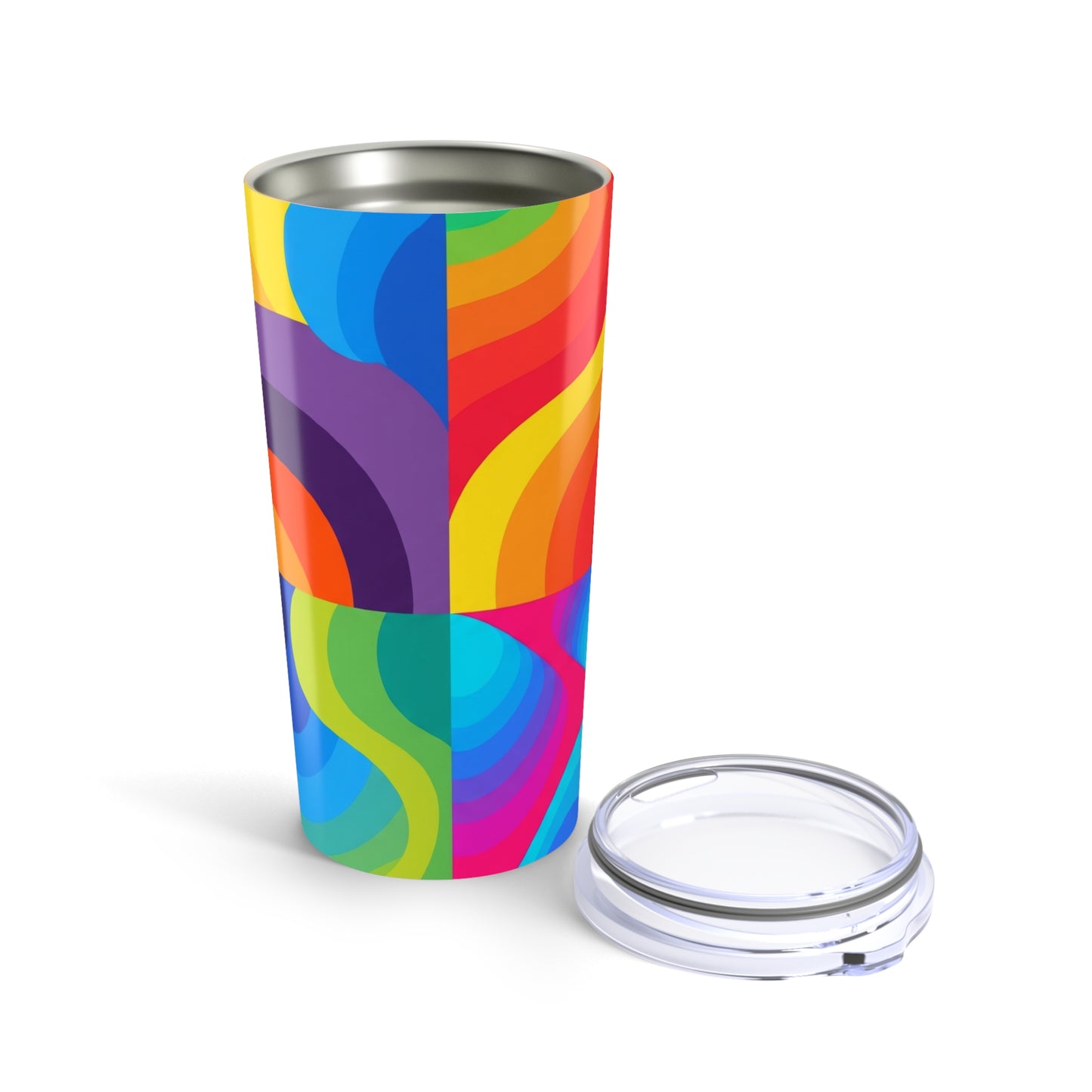 20oz Stainless Steel Tumbler With Double Wall Vacuum Insulation Leak Proof Durable For Hot Or Cold Beverages