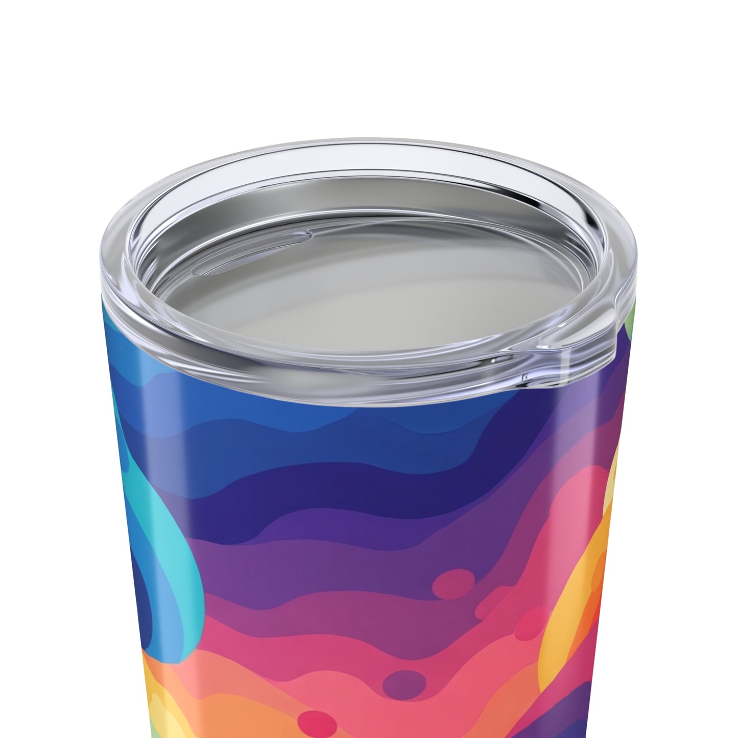 20oz Stainless Steel Tumbler With Double Wall Vacuum Insulation Spill Resistant Travel Mug With Printed Design