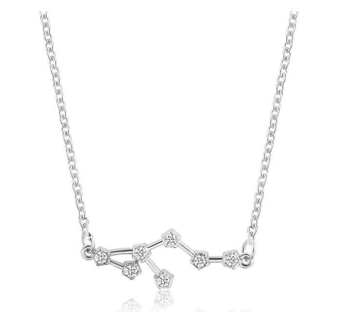 Crystal Constellation Bracelet For Women And Girls Adjustable Length Extender Chain Alloy Charm Everyday Style