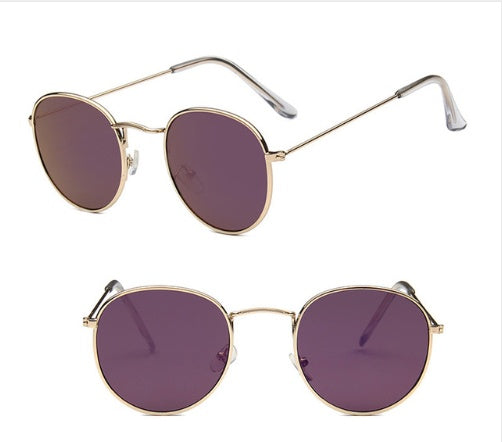 Metal Frame Sunglasses UV400 Protection Classic Retro Style