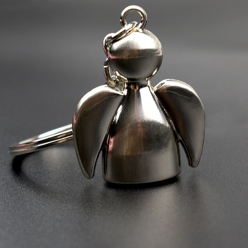 Unisex Angel Keychain Doll Shape Key Ring Zinc Alloy for Keys Bags Accessories Durable Everyday Keychain Items