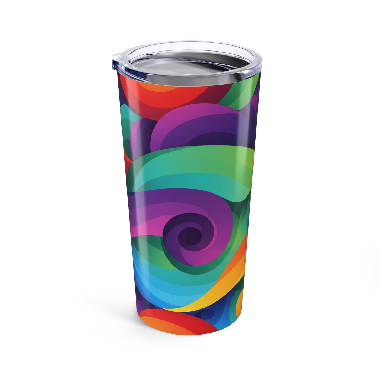 20oz Stainless Steel Tumbler With Vibrant Printed Design Double Wall Vacuum Insulated Spill Resistant Hot Or Cold