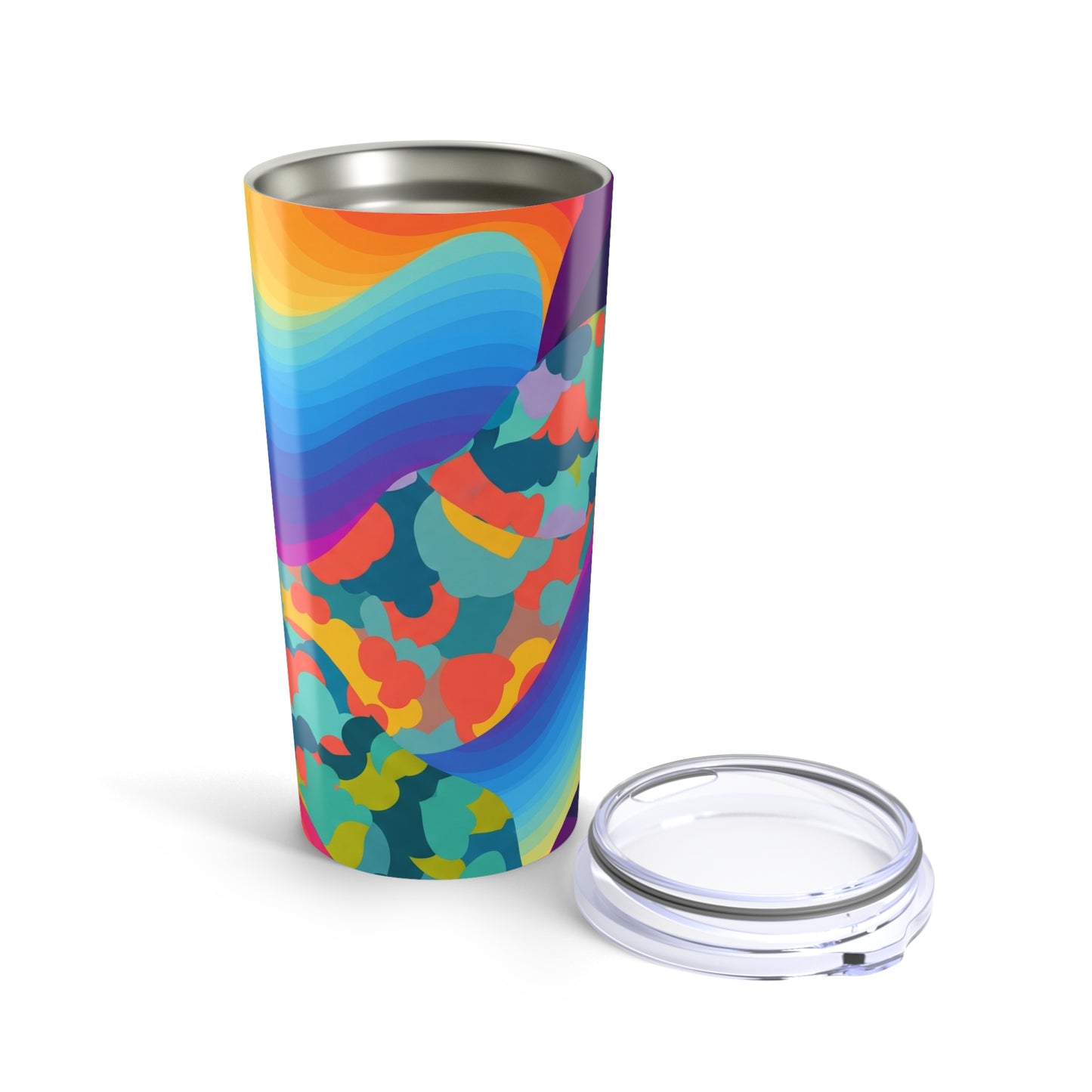 20 Oz Stainless Steel Travel Mug With Double Wall Vacuum Insulation Leak Proof Design For Hot And Cold Drinks
