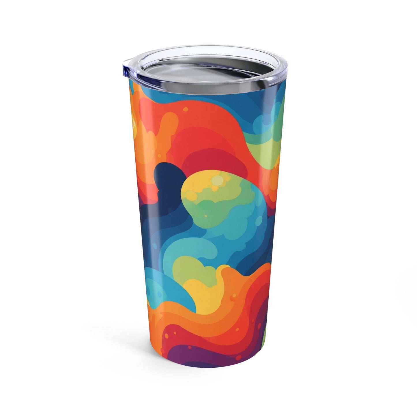 20 Oz Printed Artwork Stainless Steel Tumbler With Double Wall Vacuum Insulation For Hot And Cold Beverages Stylish