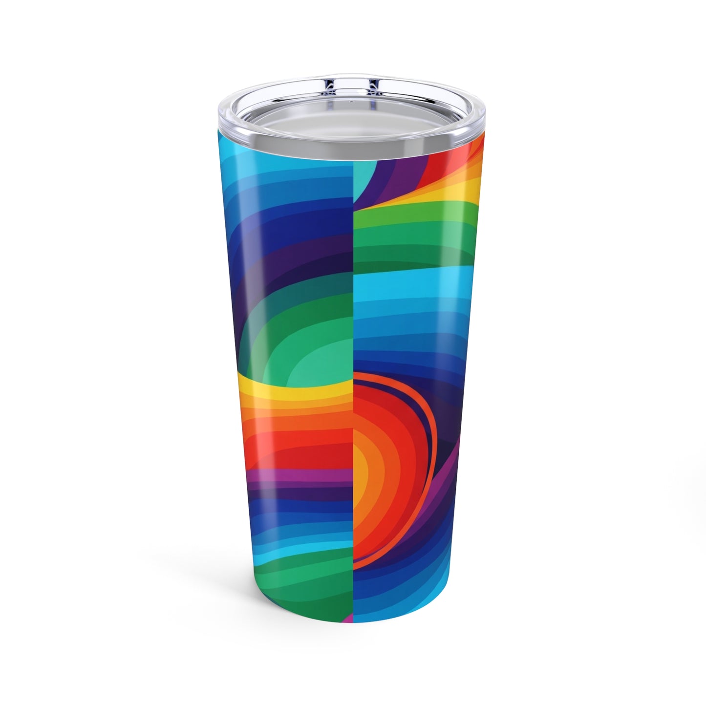 20 Oz Metal Travel Mug With Printed Design Double Wall Vacuum Insulated Spill Resistant Thermal Coffee Cup For Hot