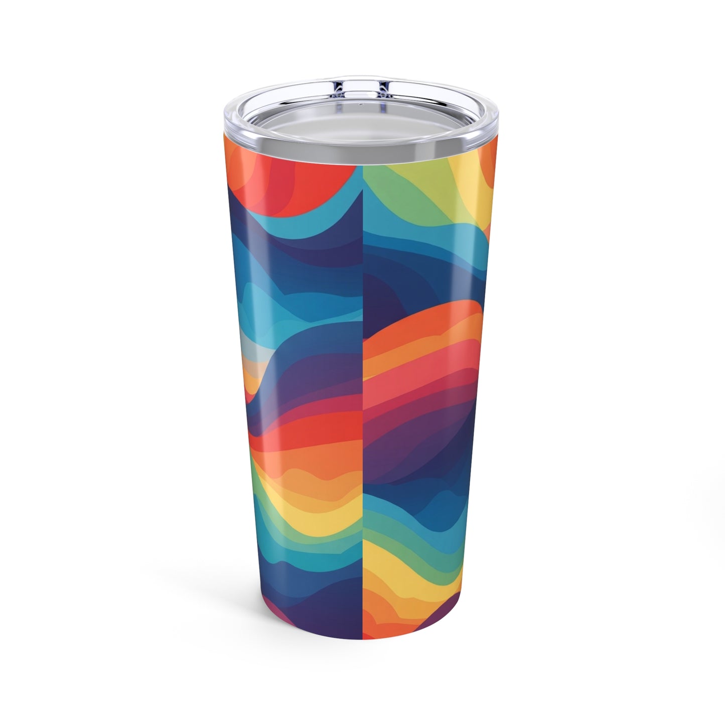 20oz Stainless Steel Tumbler With Printed Art Double Wall Vacuum Insulation Leak Proof Coffee Cup For Hot And Cold