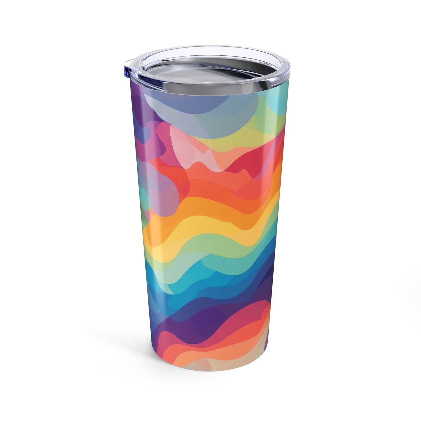 20 Ounce Stainless Steel Tumbler With Printed Design And Double Wall Insulation Dishwasher Safe Durable Travel Cup