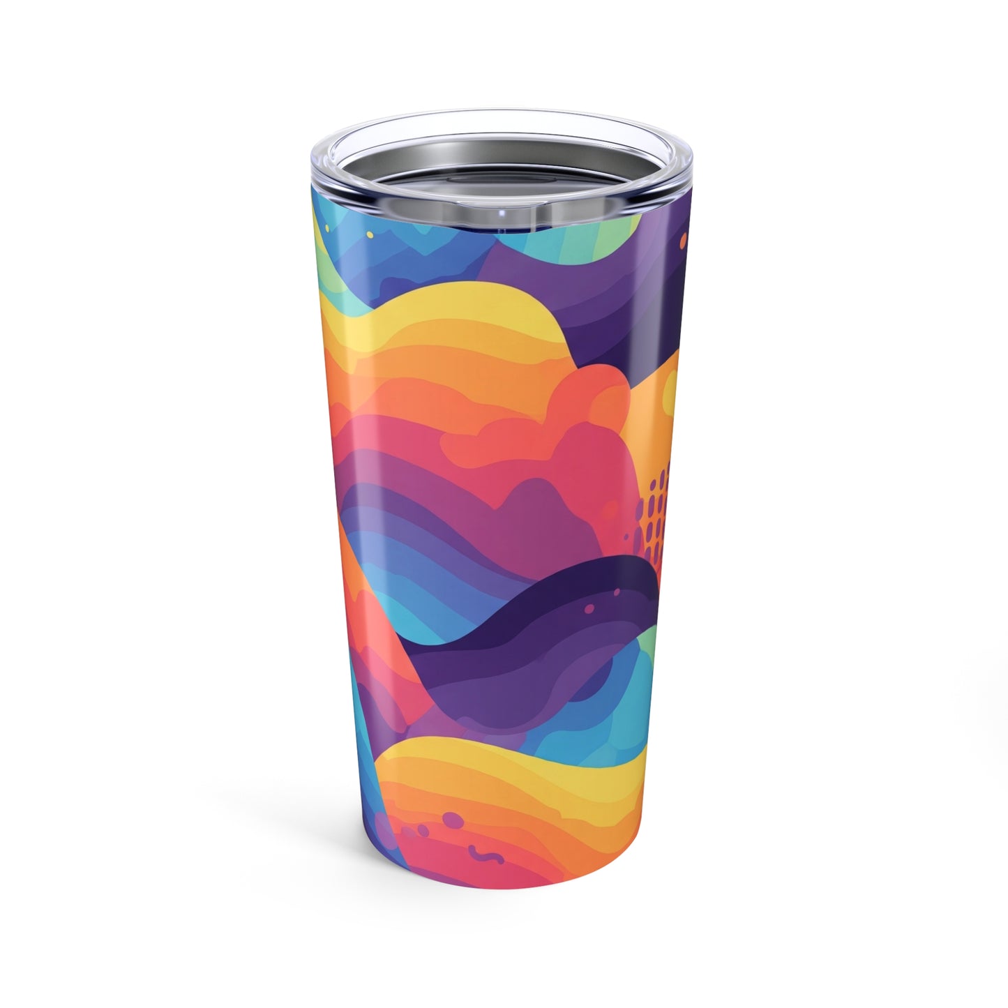 20oz Stainless Steel Tumbler With Double Wall Vacuum Insulation Leak Proof Travel Mug Durable Printed Coffee Cup