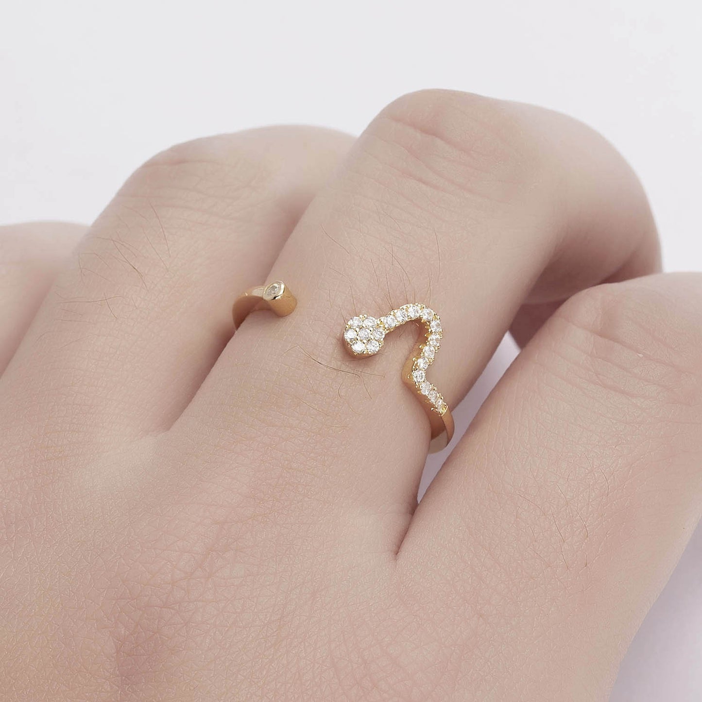 Womens Constellation Ring With Rhinestone Inlay Geometric Aluminum Alloy Jewelry European American Style Elegant Design