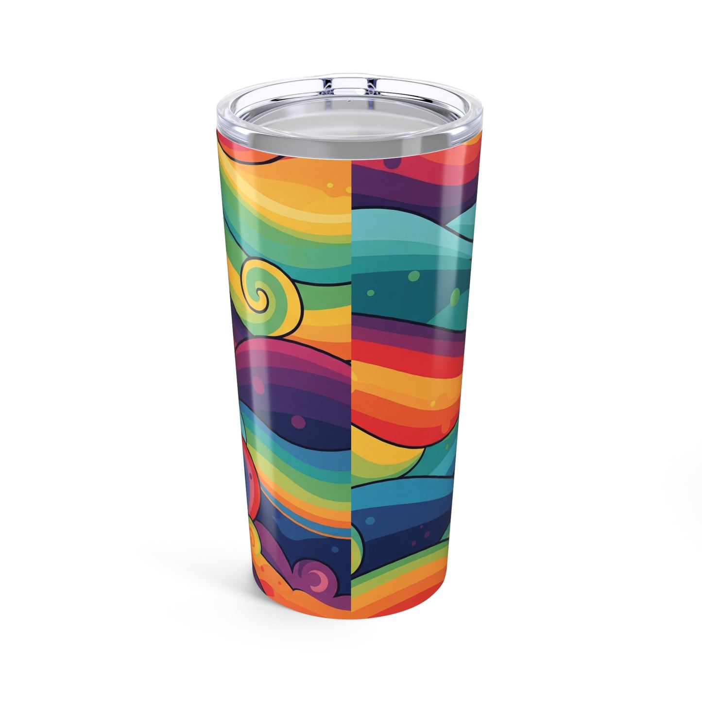 20oz Stainless Steel Travel Mug Double Wall Vacuum Insulated Spill Resistant Durable Printed For Hot And Cold