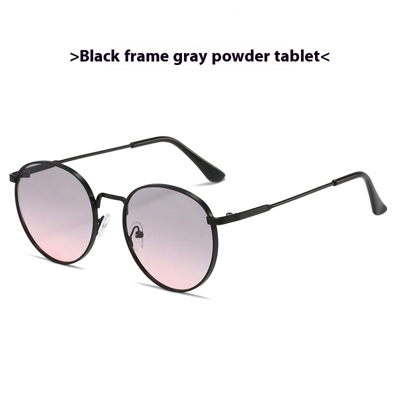 Unisex Clip On Sunglasses Ellipse Design Natural Frames For Outdoor Sports Travel Driving Performance UV Protection