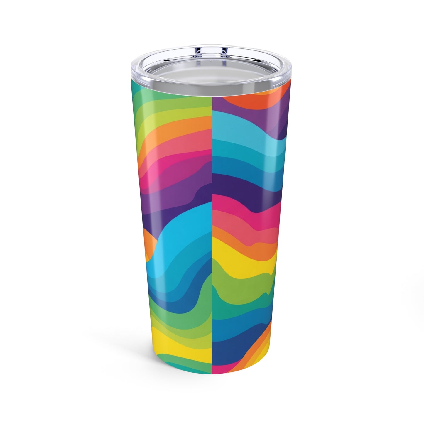 20Oz Stainless Steel Tumbler With Printed Art Design Double Wall Vacuum Insulated Spill Resistant For Hot And Cold