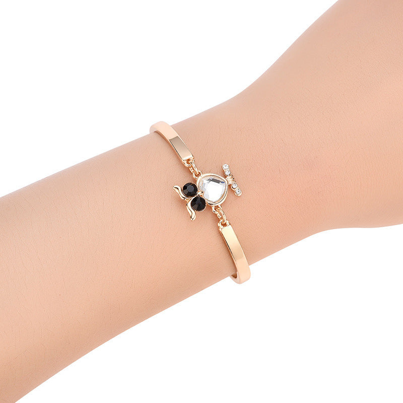 Owl Bracelet for Women Animal Zodiac Theme Jewelry Gift