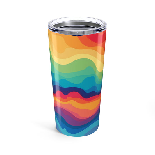 20oz Stainless Steel Tumbler With Double Wall Vacuum Insulation Printed Spill Resistant Travel Mug For Drinks