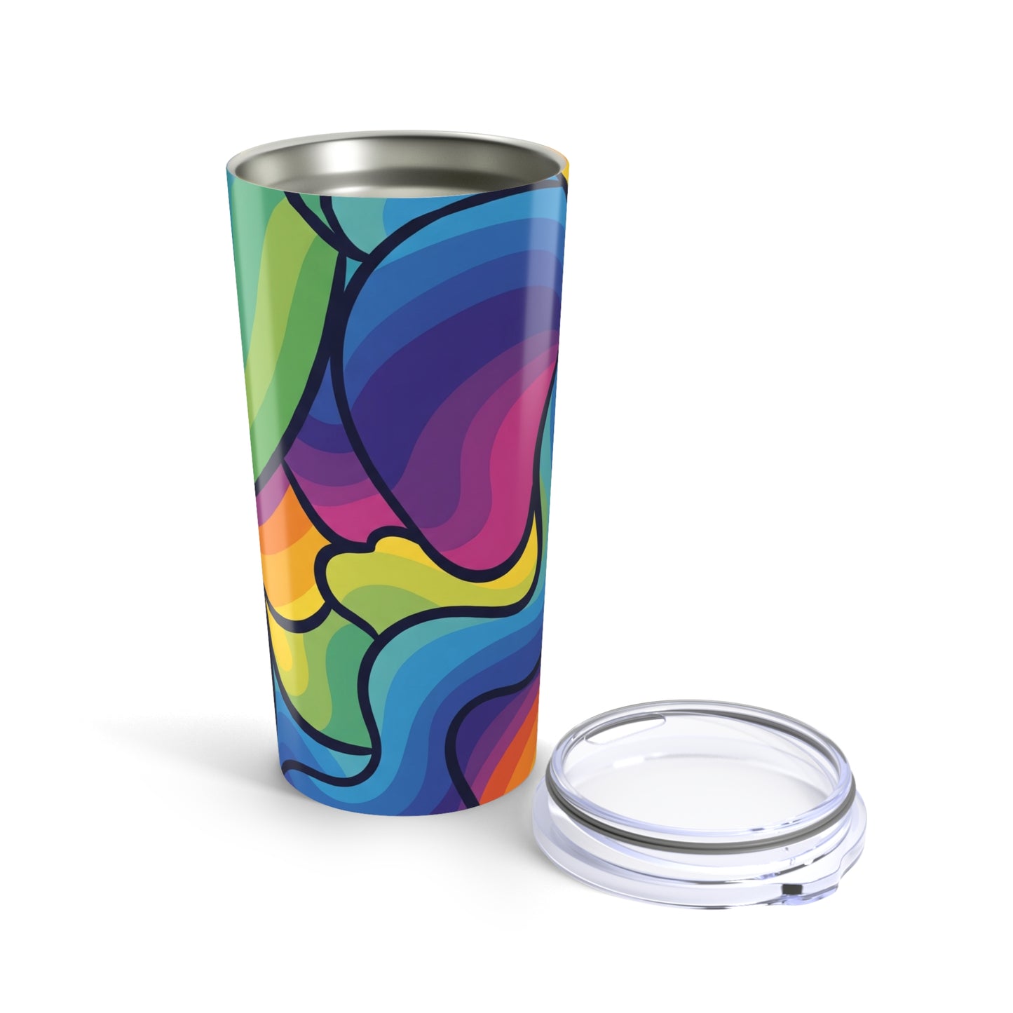20 Oz Stainless Steel Tumbler With Double Wall Vacuum Insulation Leak Proof Durable Hot And Cold Beverages Travel
