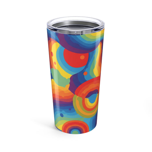 20oz Stainless Steel Travel Mug With Double Wall Vacuum Insulation Spill Resistant BPA Free Durable Printed