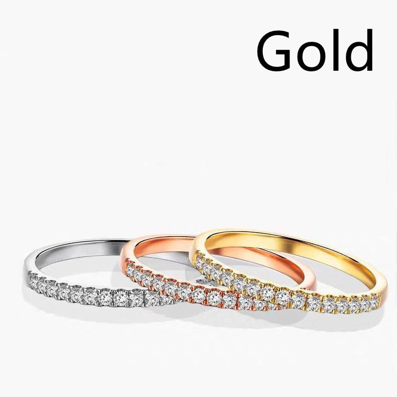 Geometric Copper Ring Set Elegant Simple Rings For Her