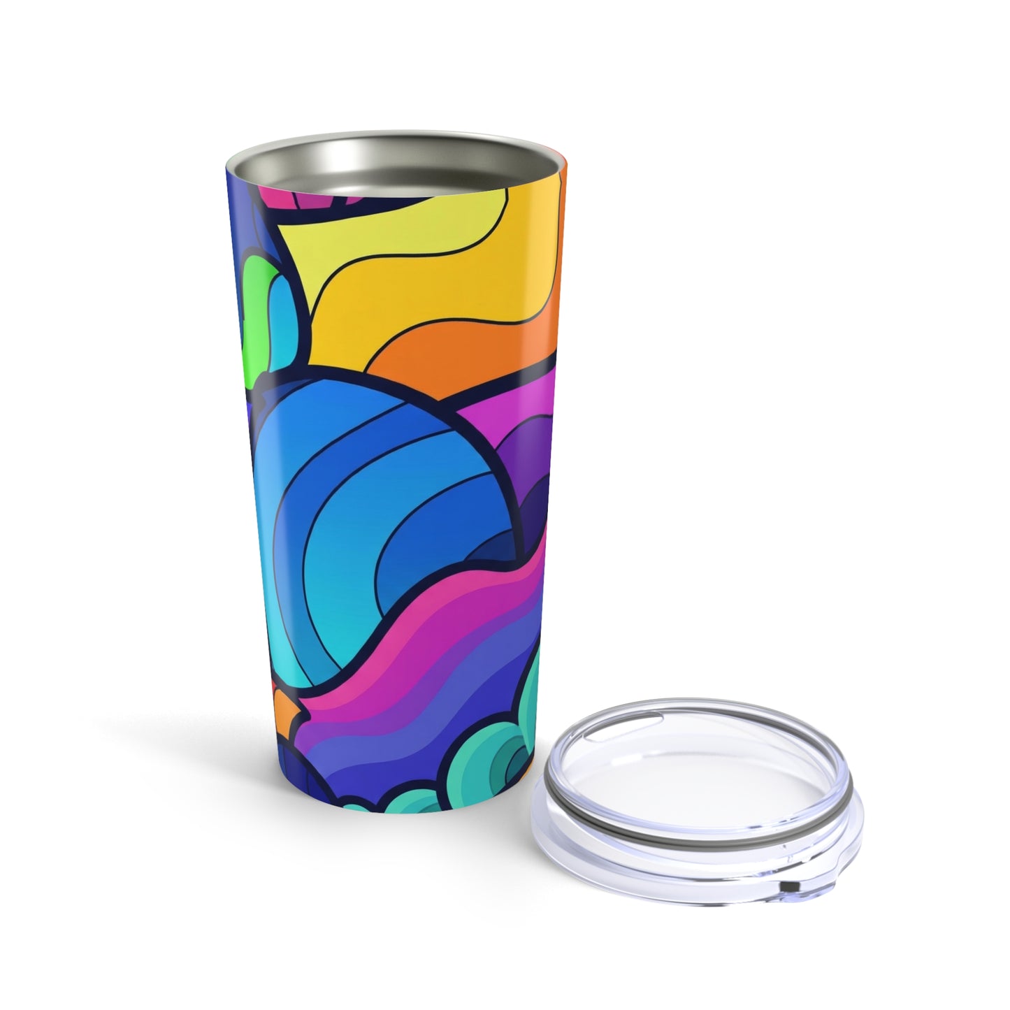 20 Ounce Steel Travel Mug With Double Wall Insulation Stainless Steel Construction Spill Resistant Lid Dishwasher