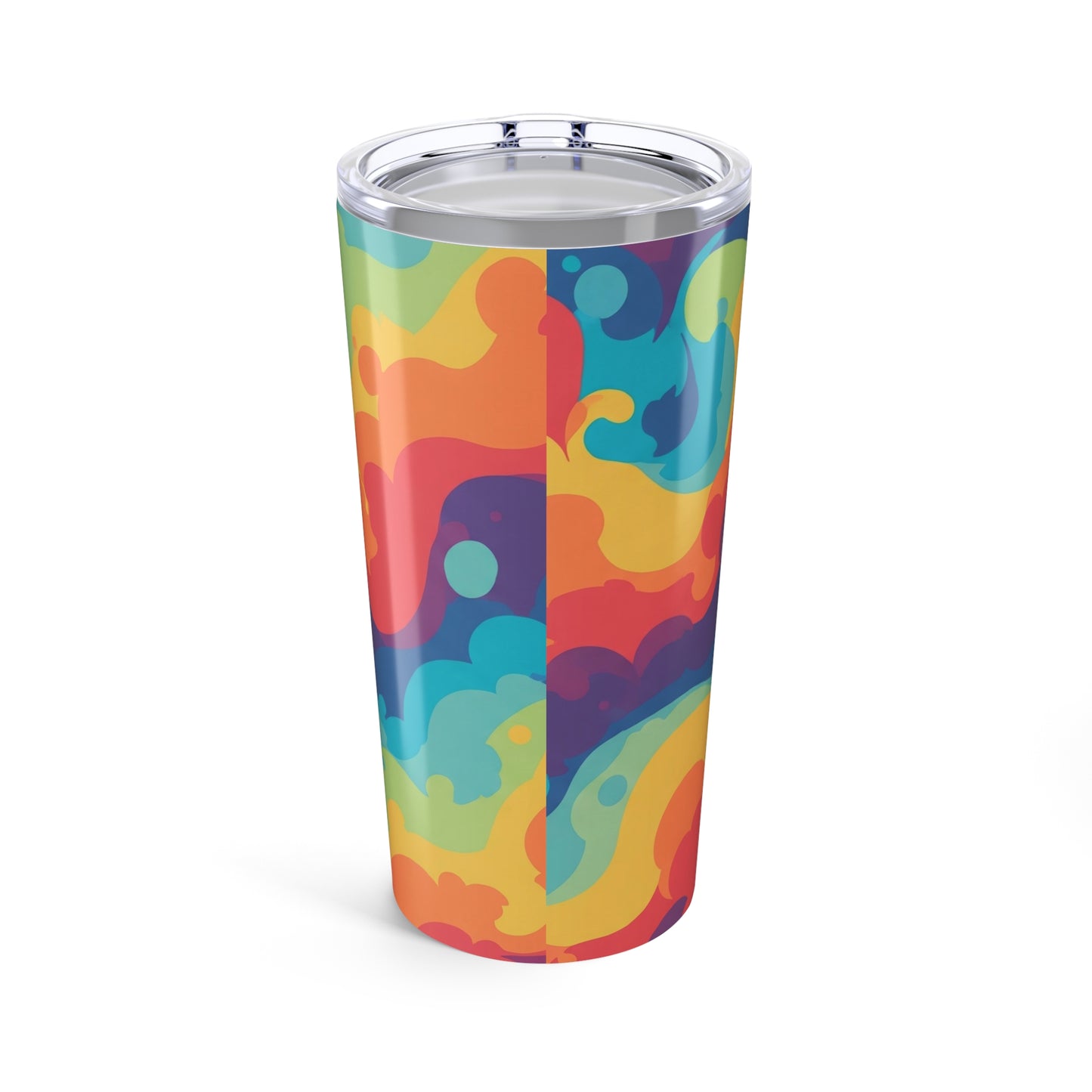 20oz Stainless Steel Tumbler With Double Wall Vacuum Insulation Spill Resistant BPA Free Printed For Hot And Cold