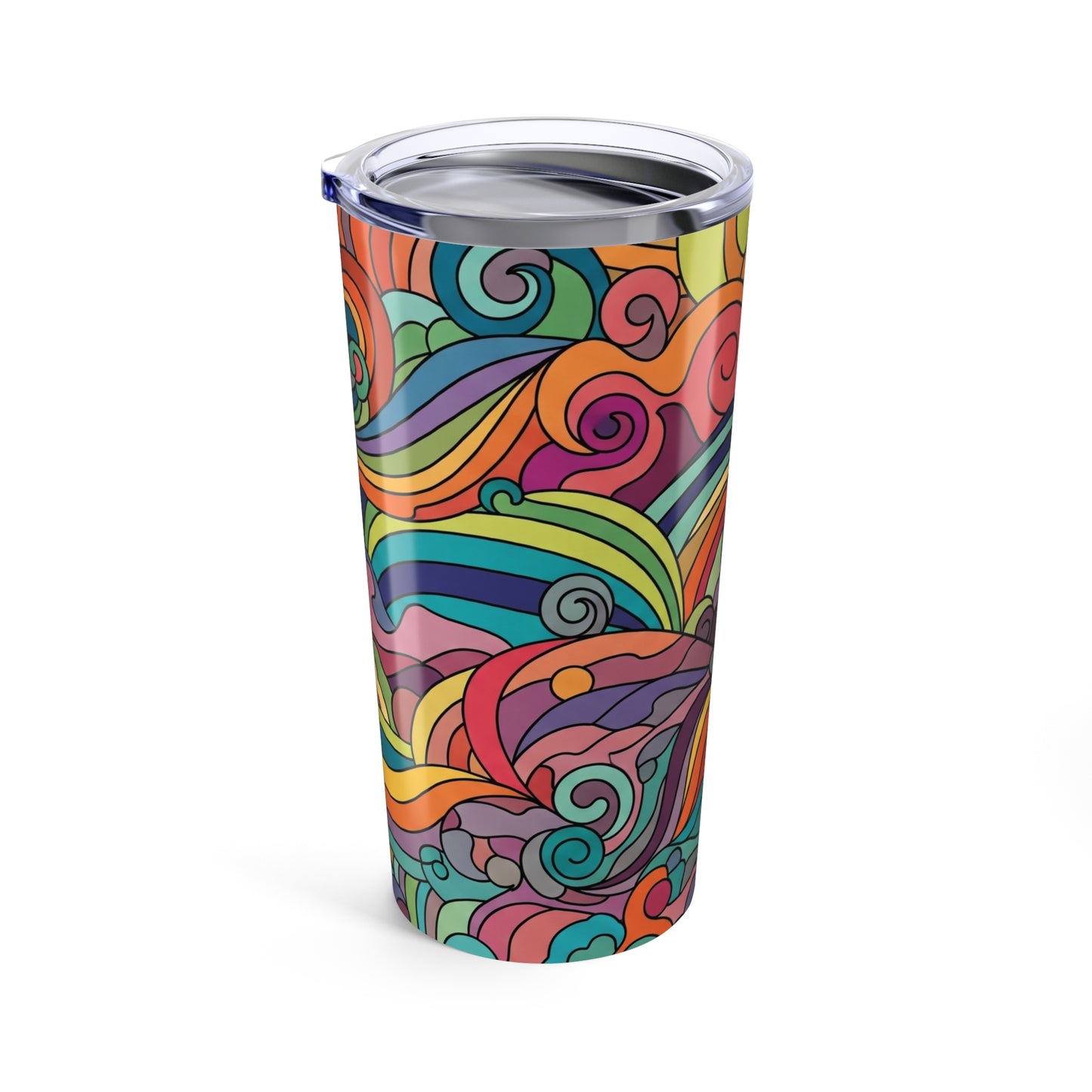 20oz Stainless Steel Travel Mug With Double Wall Vacuum Insulation Leak Proof Durable For Hot Or Cold Drinks All