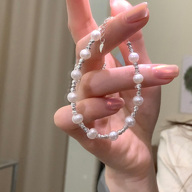 Women Electroplated Bracelet With Artificial Crystal Chic Design Fashionable Bangle Jewelry For Women And Girls