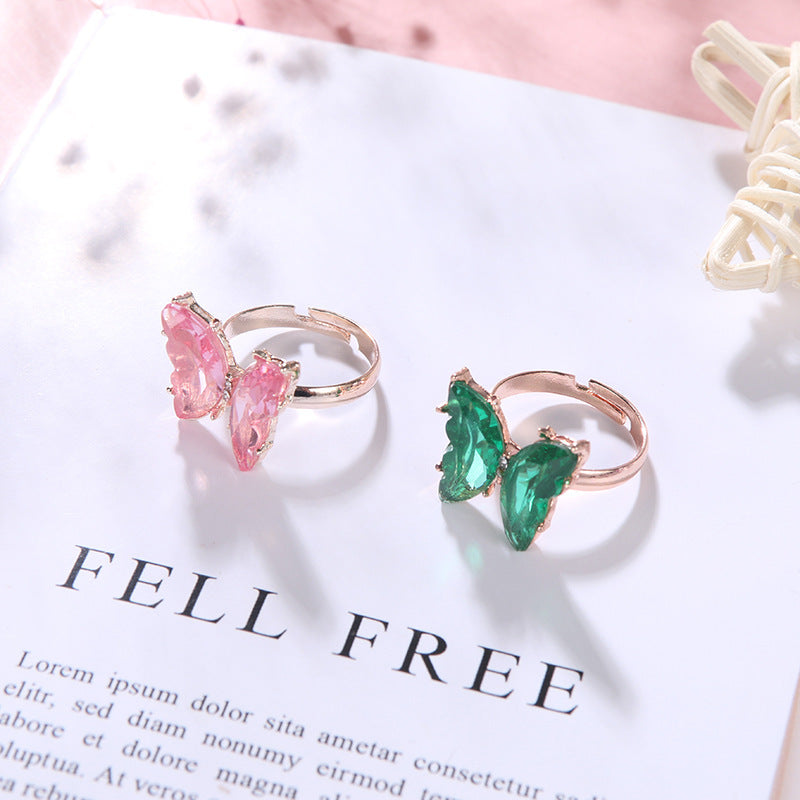 Womens Alloy Bow Rings With Animal Ornaments Electroplated Cute Rings Individually Packed Gift For Trade Fairs