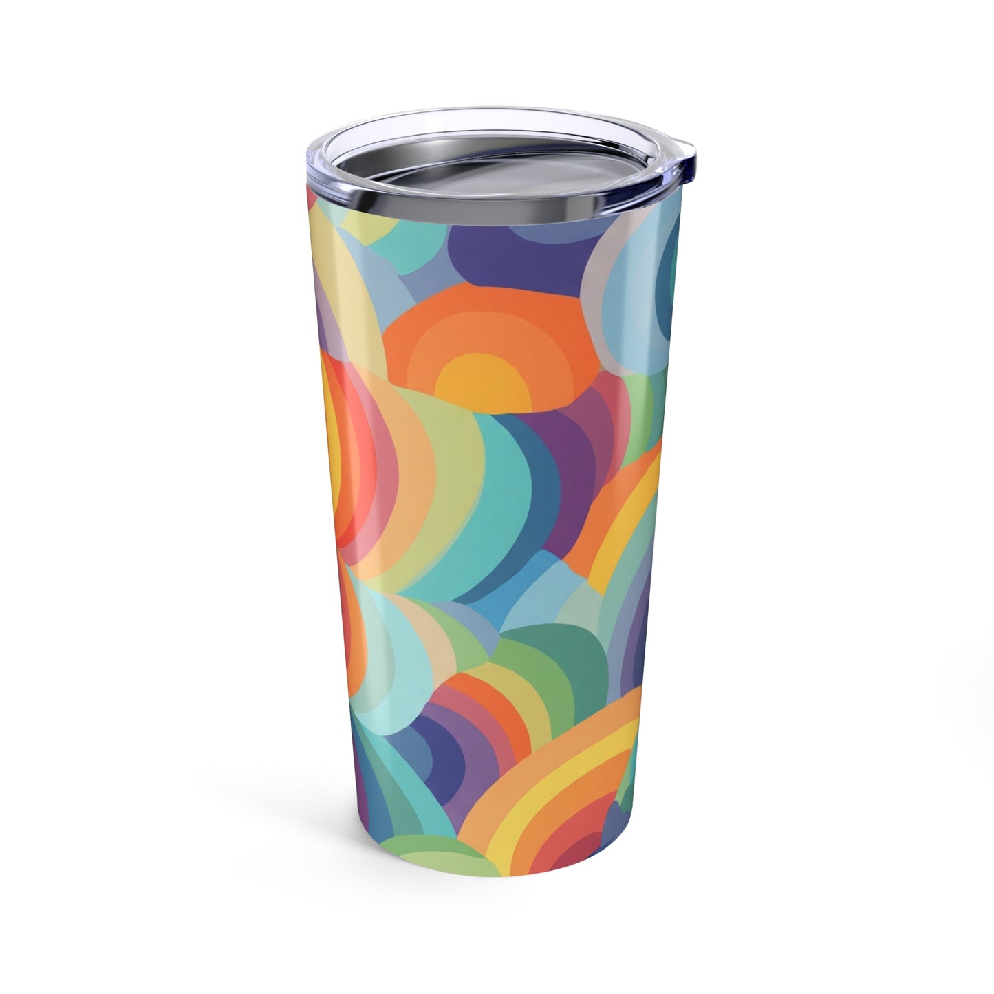 20oz Stainless Steel Printed Tumbler With Double Wall Vacuum Insulation Spill Resistant For Hot And Cold Beverages