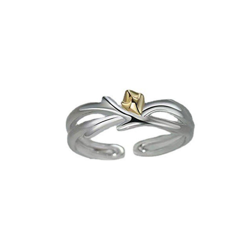 Couple Rings Matching Sets For Him And Her Adjustable Copper Rings Promise Rings Anniversary Gifts Color W0070