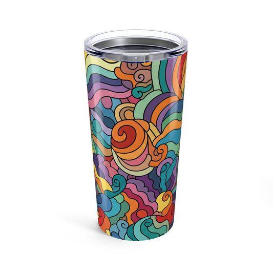20oz Stainless Steel Tumbler With Double Wall Insulation And Spill Resistant Travel Mug For Hot Or Cold Drinks