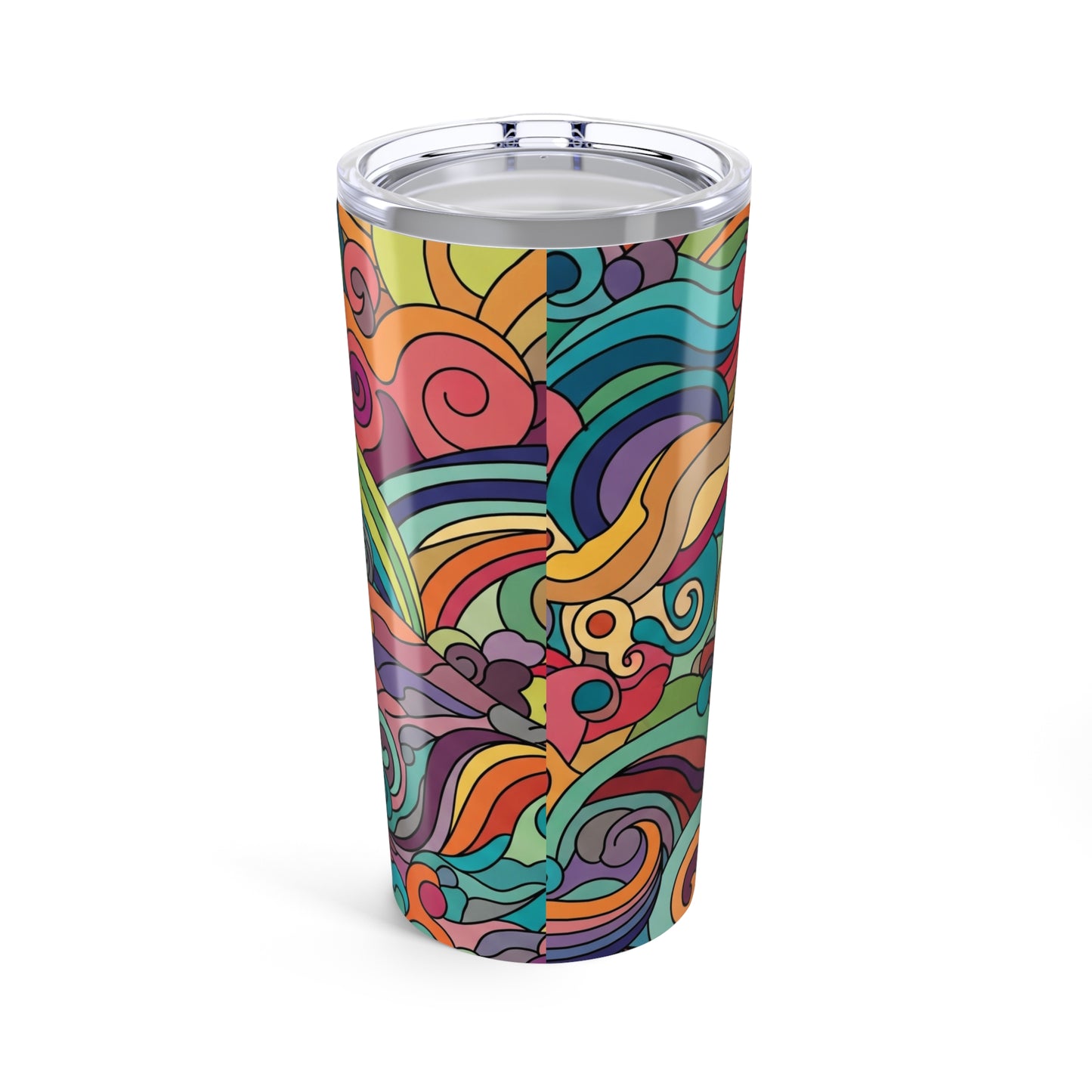 20oz Stainless Steel Travel Mug With Double Wall Vacuum Insulation Leak Proof Durable For Hot Or Cold Drinks All