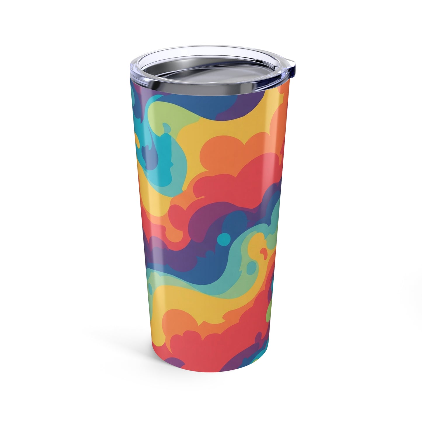 20oz Stainless Steel Tumbler With Double Wall Vacuum Insulation Spill Resistant BPA Free Printed For Hot And Cold