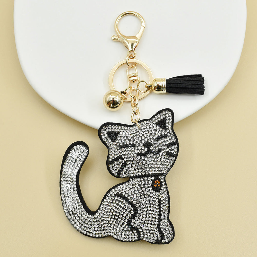Metal Cartoon Animal Keychain Cute Bag Pendant Accessory Charm For Backpacks Purses And More Stylish Bag Charm