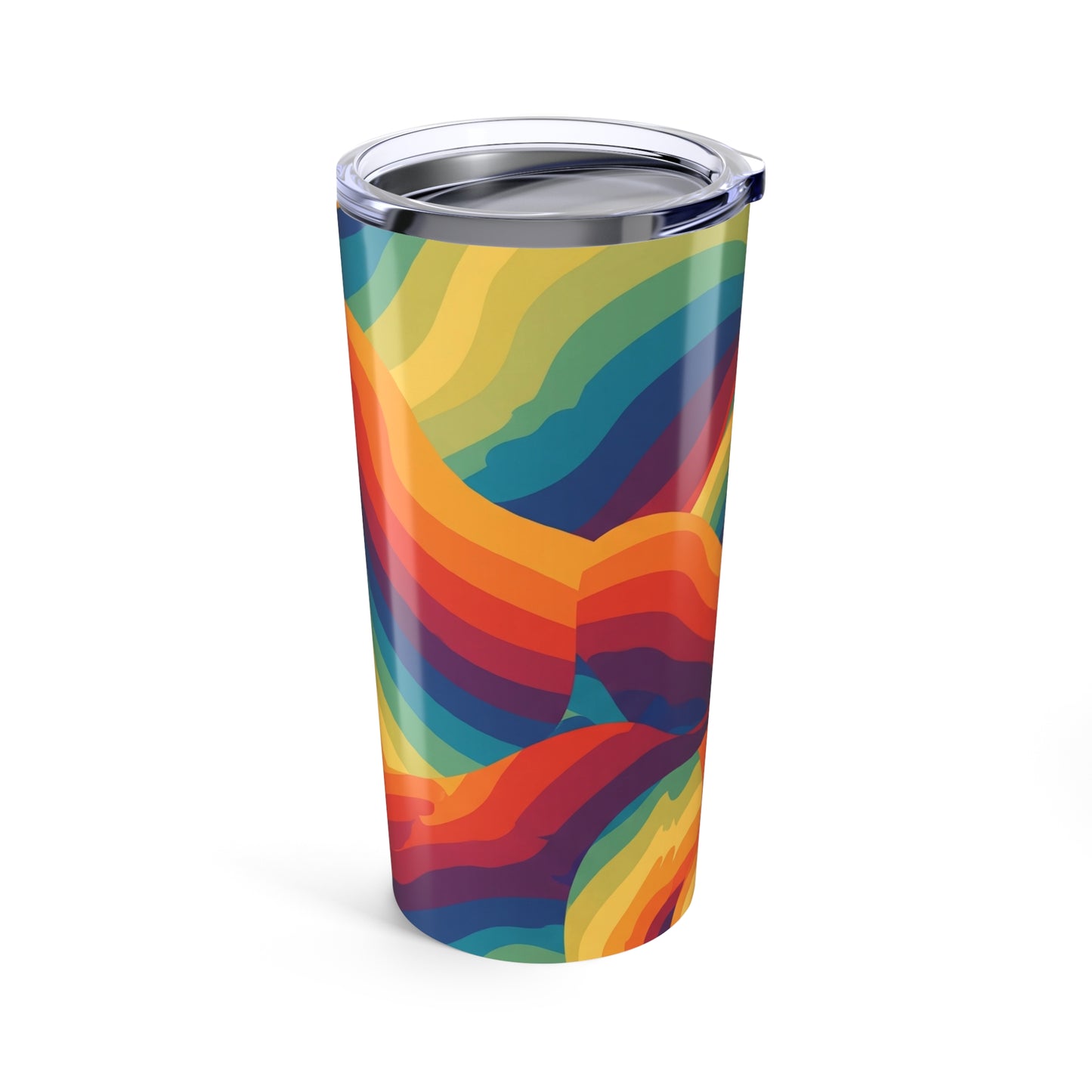 20oz Stainless Steel Printed Tumbler With Double Wall Vacuum Insulation Travel Mug Spill Proof Thermal Coffee
