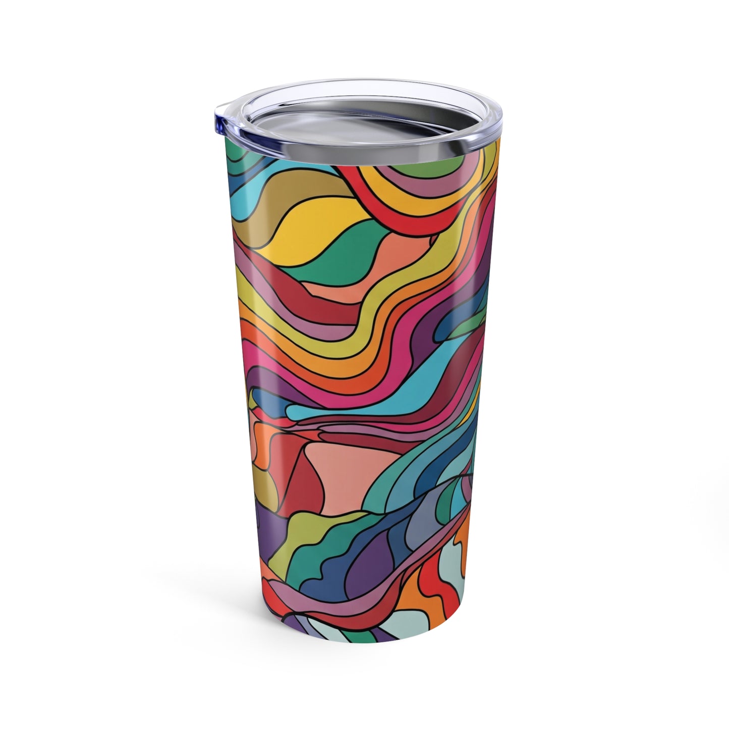 20 Oz Steel Travel Mug With Double Wall Vacuum Insulation Spill Resistant Leak Proof Lid Durable For Hot Or Cold