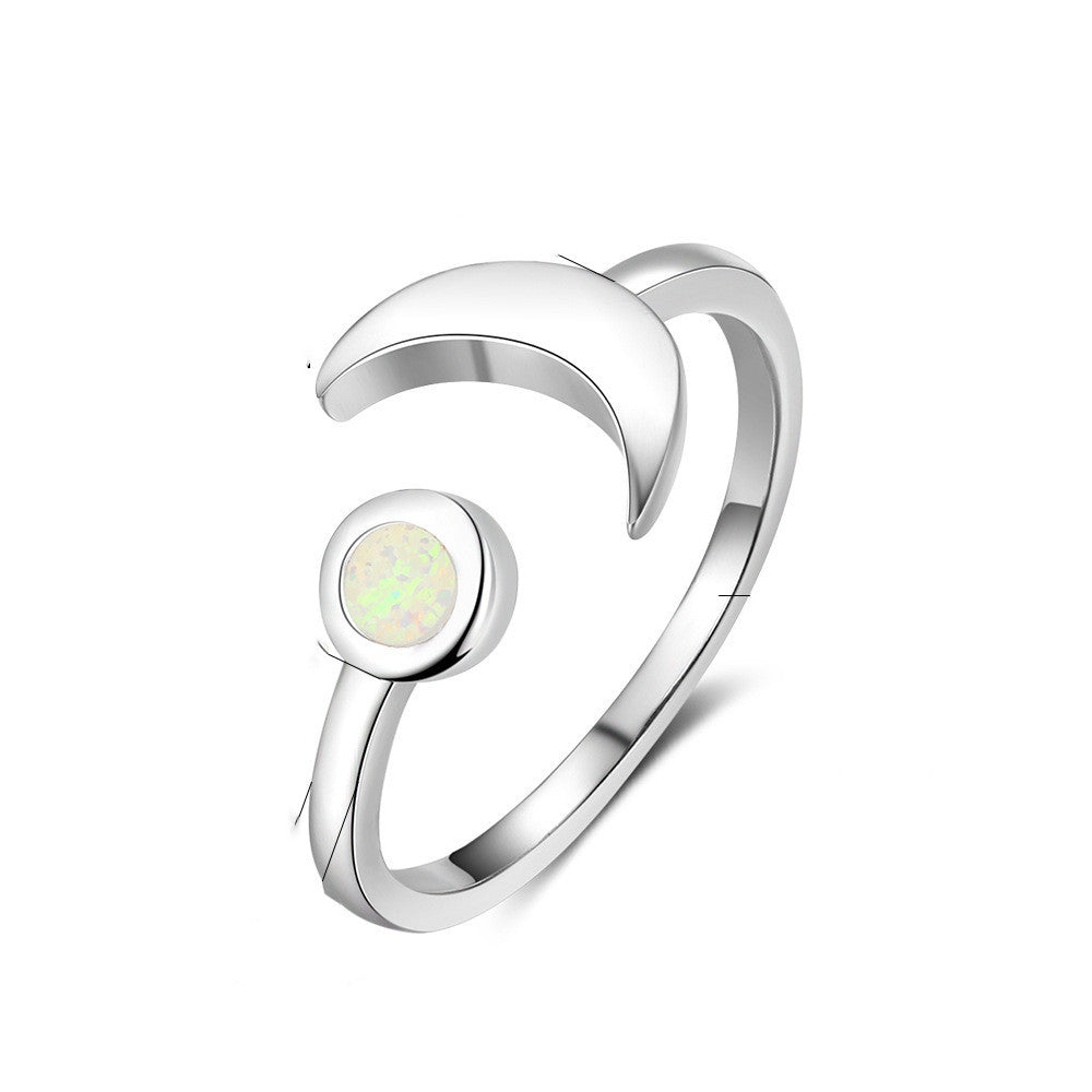 Adjustable 925 Sterling Silver Geometric Ring Korean Timeless For Women And Girls Electroplated Finish Jewelry