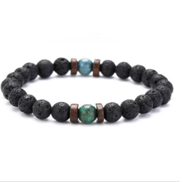 Vintage Volcanic Stone Beaded Bracelet Durable And Stylish For Daily Wear And Occasions For Everyday Style Use
